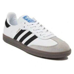 NEW Adidas Samba OG Sneaker Mens 8 Womens 9.5 Cloud White Suede Athleisure Y2K